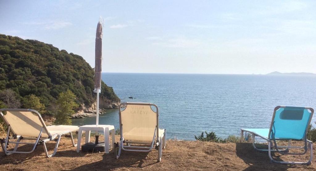 Katevi Luxury Seafront Villa Ιερισσός Εξωτερικό φωτογραφία